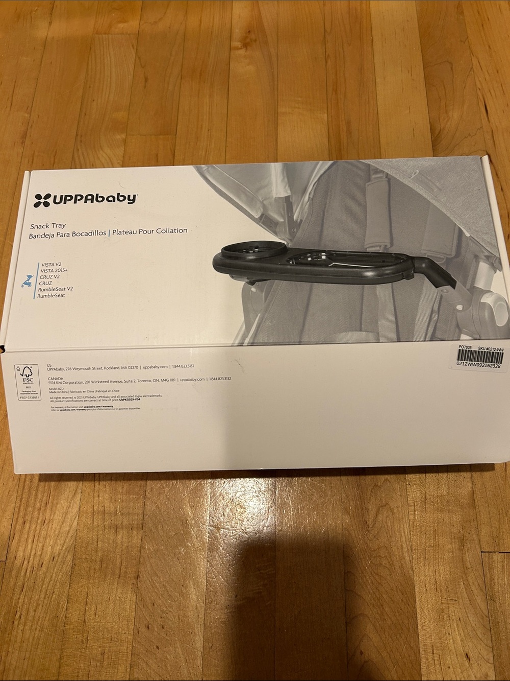 UPPAbaby Gray Snack Tray - Compatible Stroller Accessory